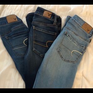 American Eagle Jegging Jeans Bundle Sz 00 Long